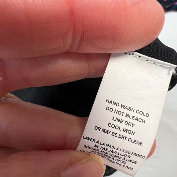 Ramy Brook Silk Ruffle Mini Dress Black Purple Paisley Floral Cocktail Boho Med - Picture 10 of 12